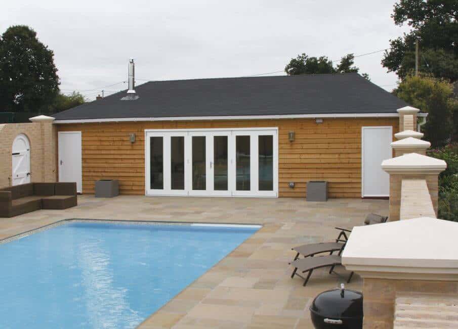 Timber Poolside Building