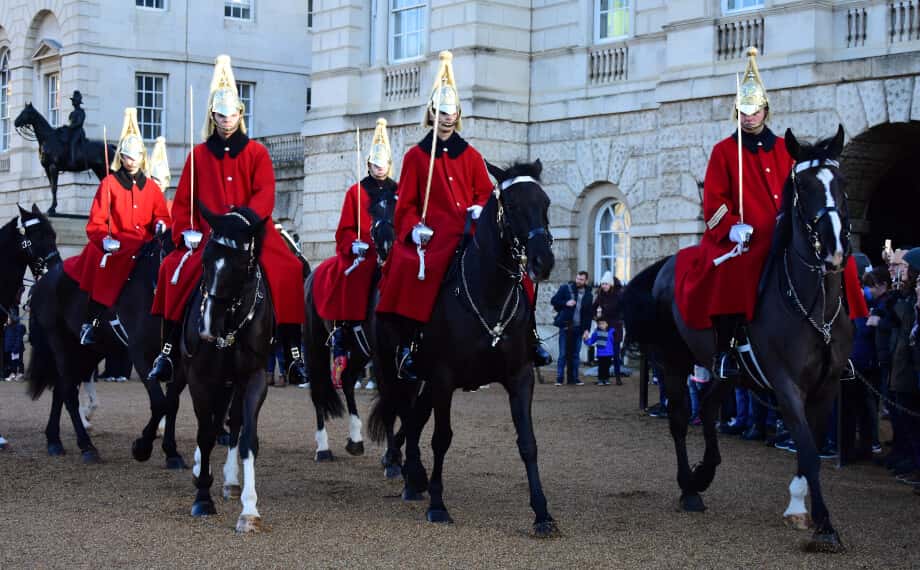 Horses in London today
